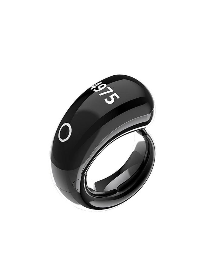 MNT Smart prayer beads ring, multi-size – OLED screen, Bluetooth, black - Image 1